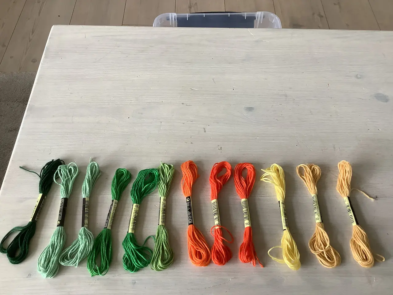 Billede 1 - Broderigarn i mange farver