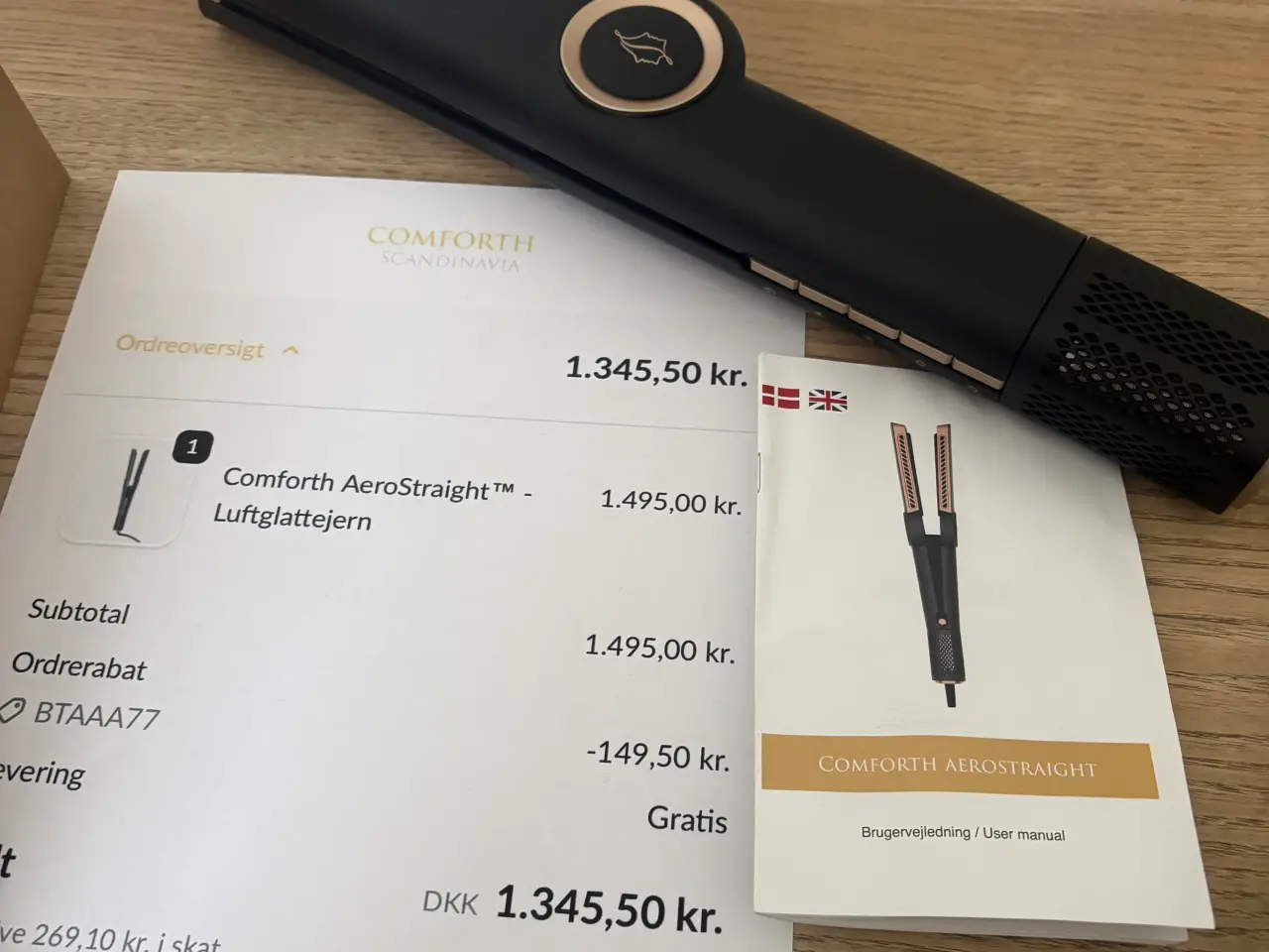 Billede 1 - Aerostraight  luft glatjern