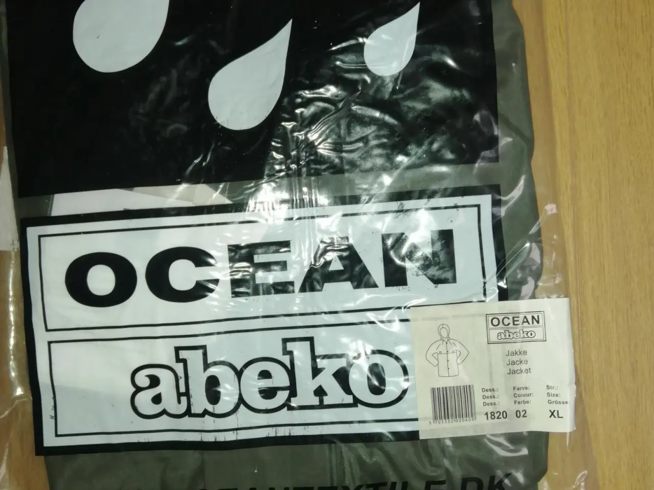Billede 2 - NY Ocean Regnjakke, vandtæt PVC/Polyester Grøn, XL