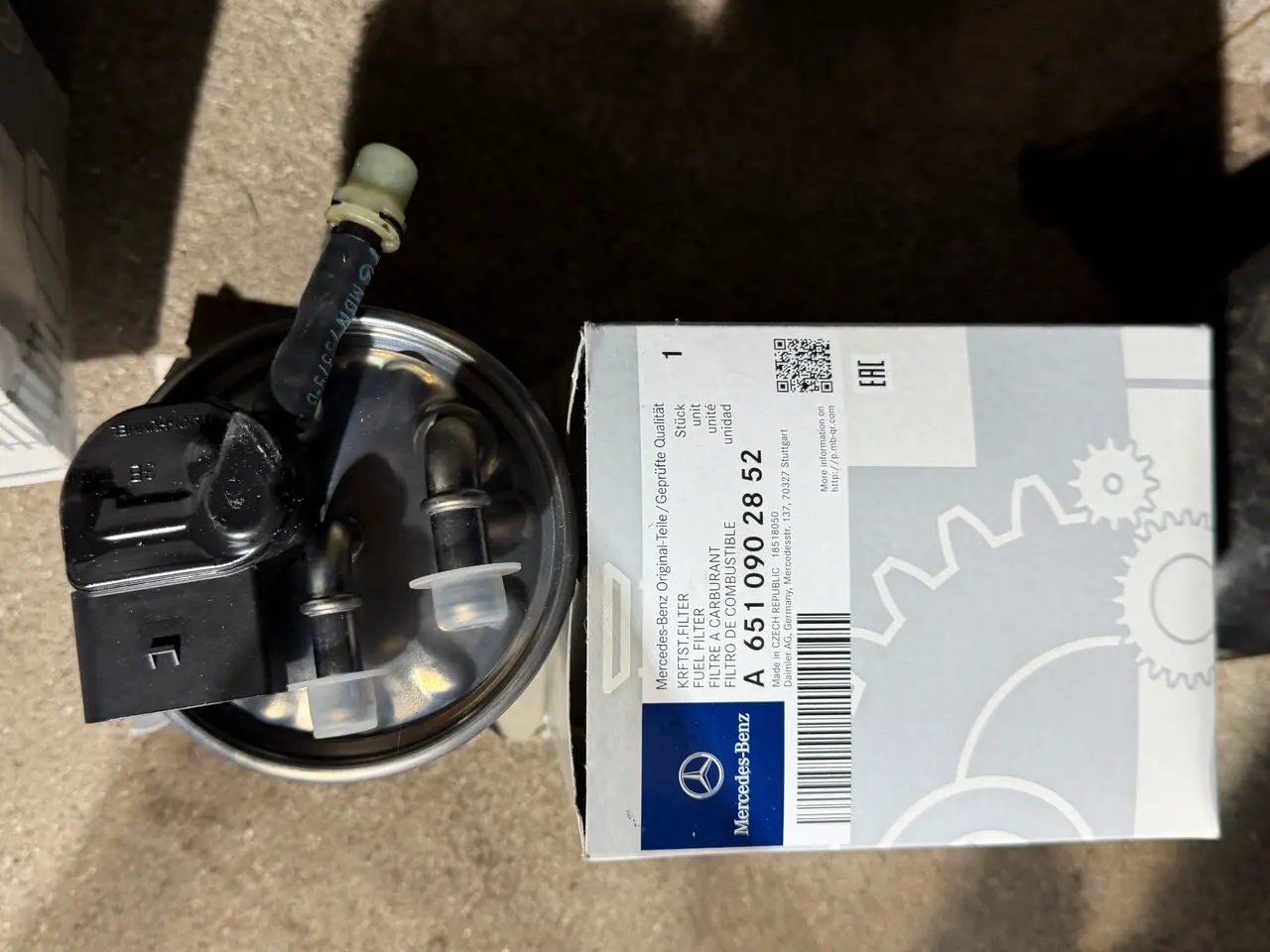 Billede 1 - Nyt originalt dieselfilter W212