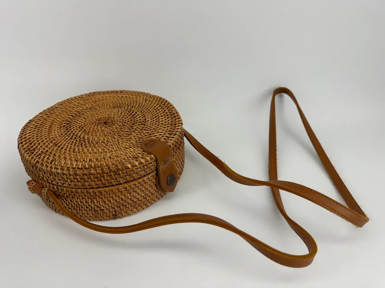 Billede 1 - Retro skuldertaske i flet