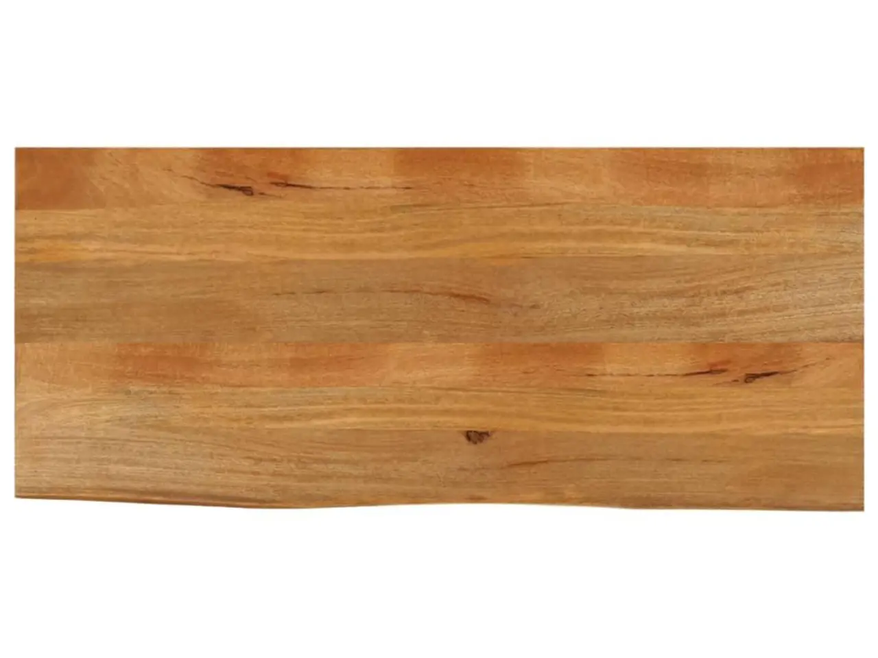 Billede 1 - Bordplade 140x60x2,5 cm naturlig kant massivt mangotræ