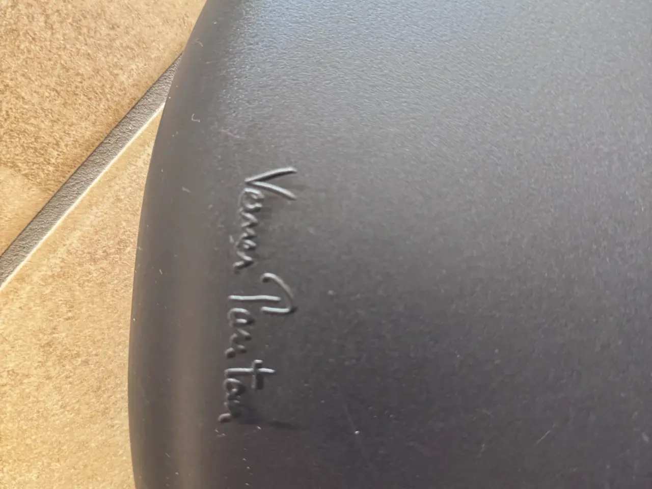 Billede 2 - Vitra Panton Chair stol sort plast