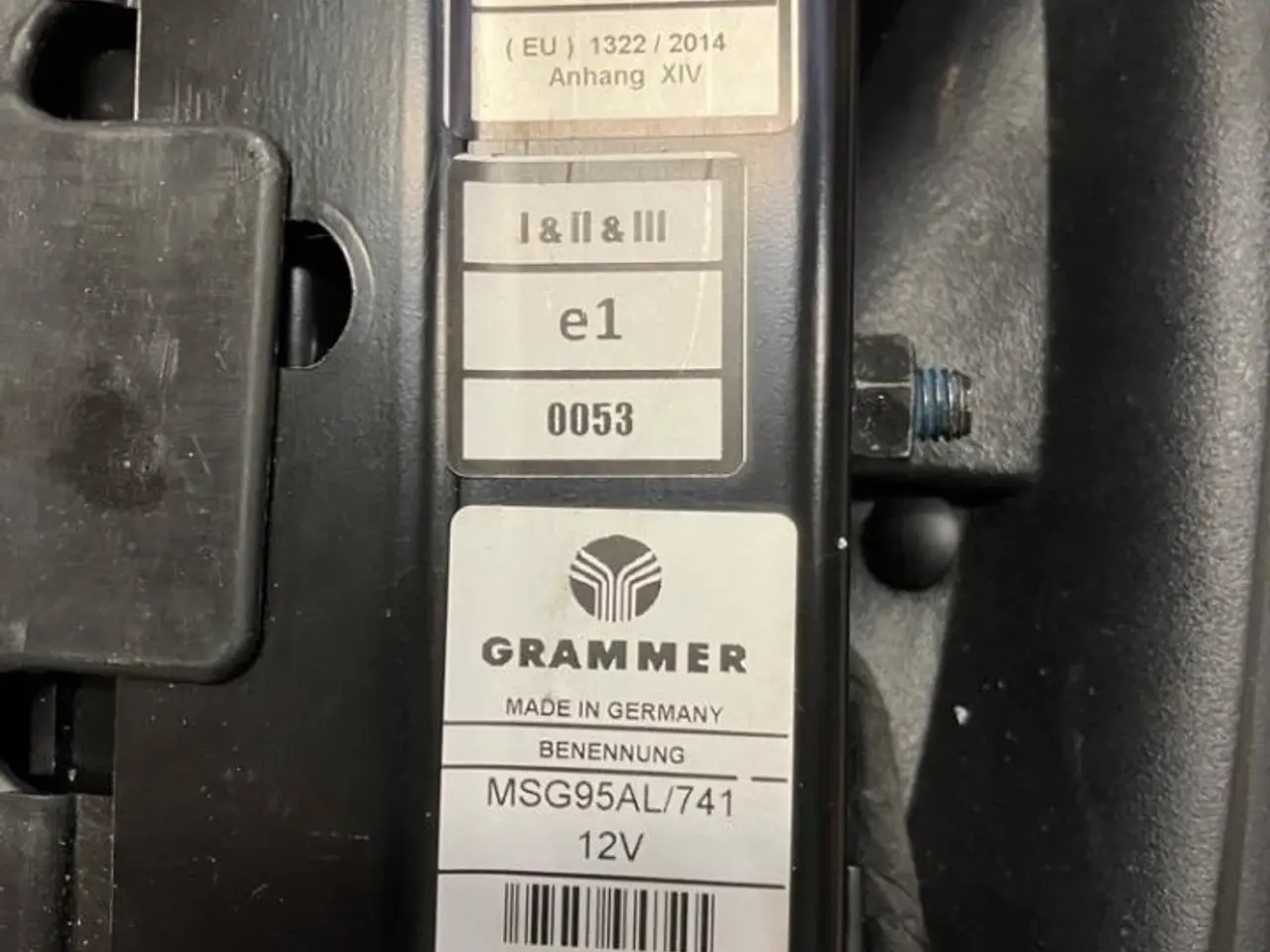 Billede 6 - GRAMMER Luft sædebund