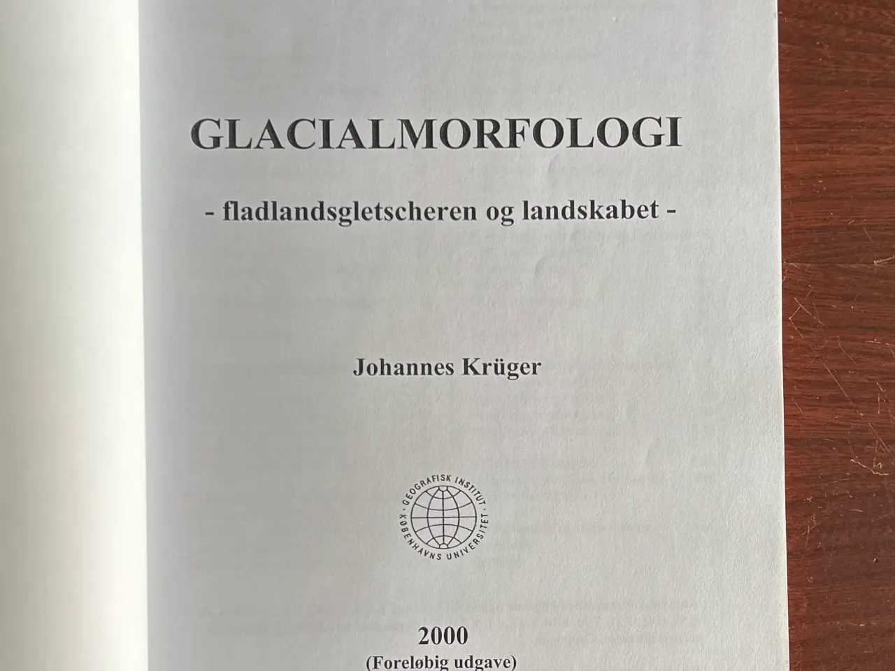 Billede 2 - Glacialmorfologi - fladlandsgletscheren og landska