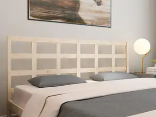 Sengegærde 205,5x4x100 cm massivt fyrretræ