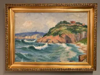 Maleri Hammershus bornholm