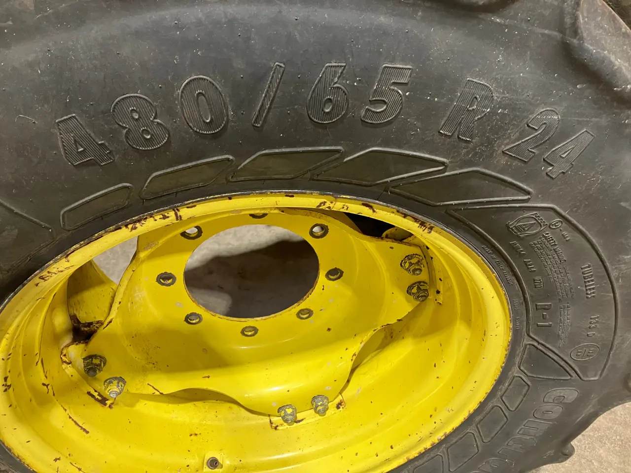Billede 1 - 480/65-24 Continental traktor fordæk