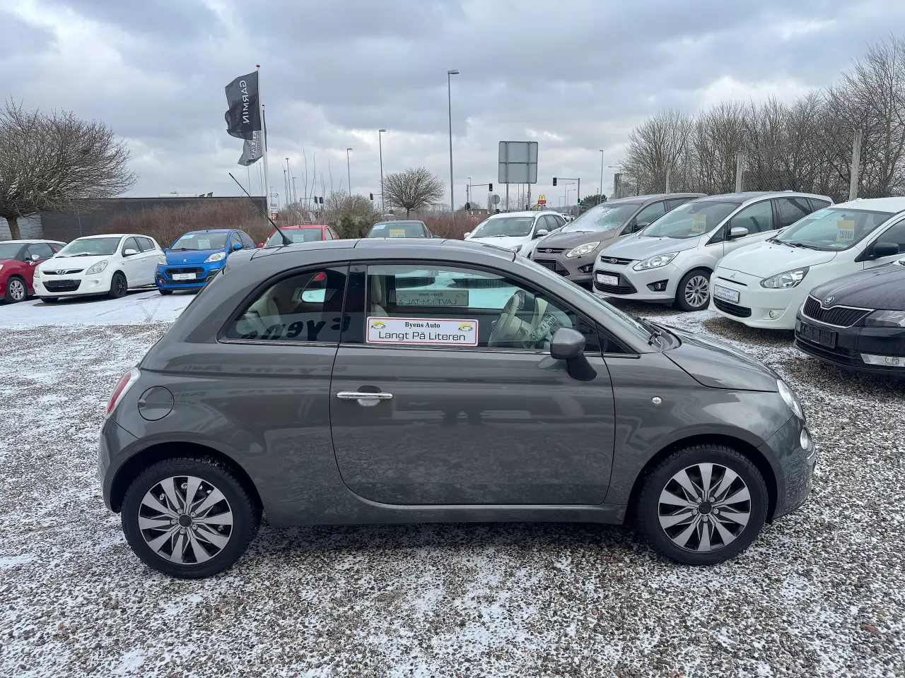 Billede 2 - Fiat 500 Nysyn Økonomisk køre langet 27 K/L