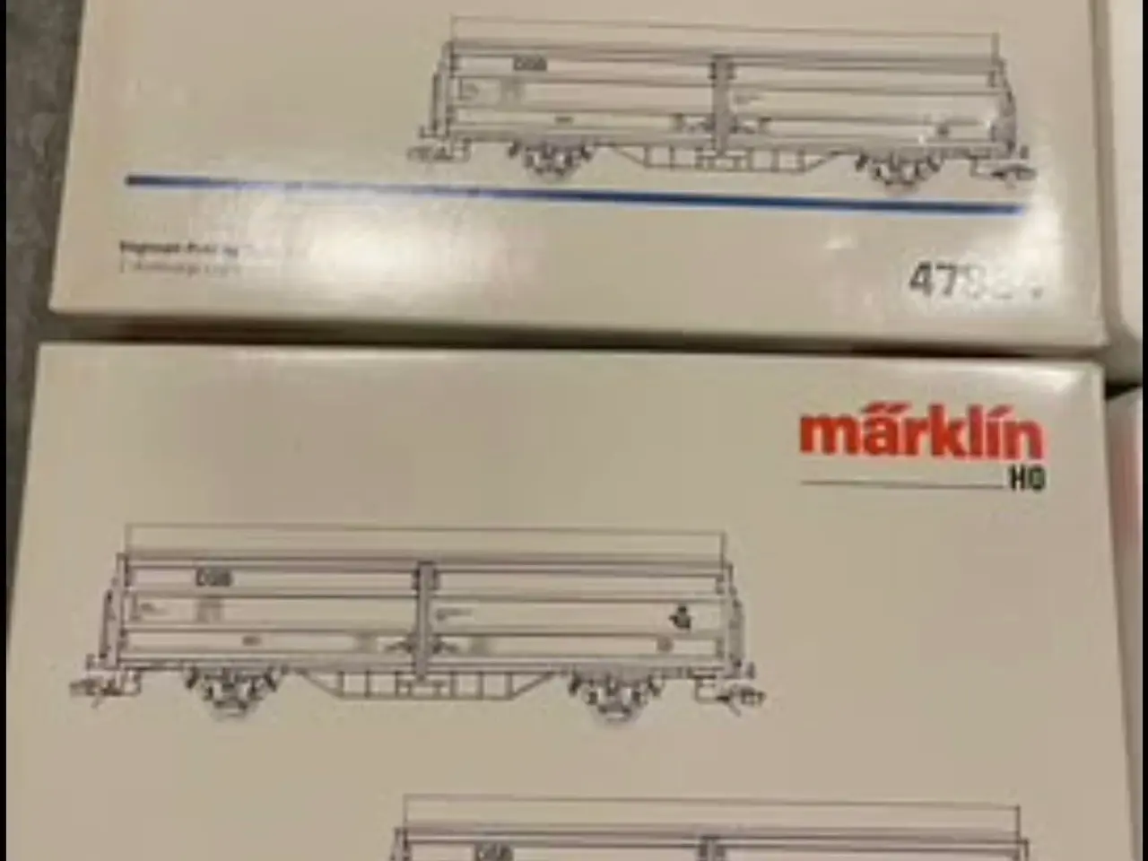 Billede 2 - 47884 DSB Brune godsvogne