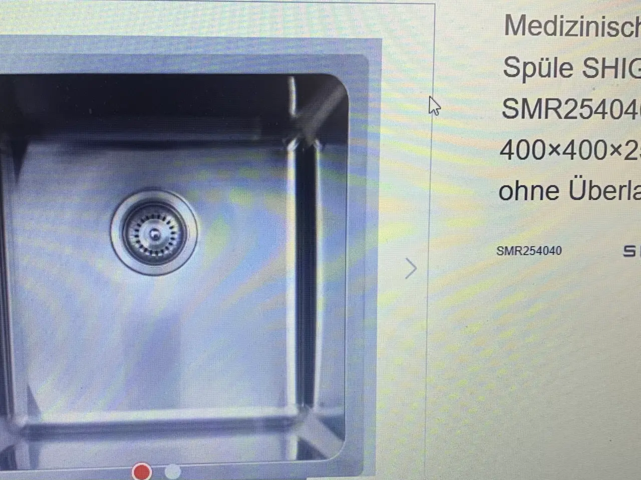Billede 2 - medicinisk vask i V4A fra SHIGO