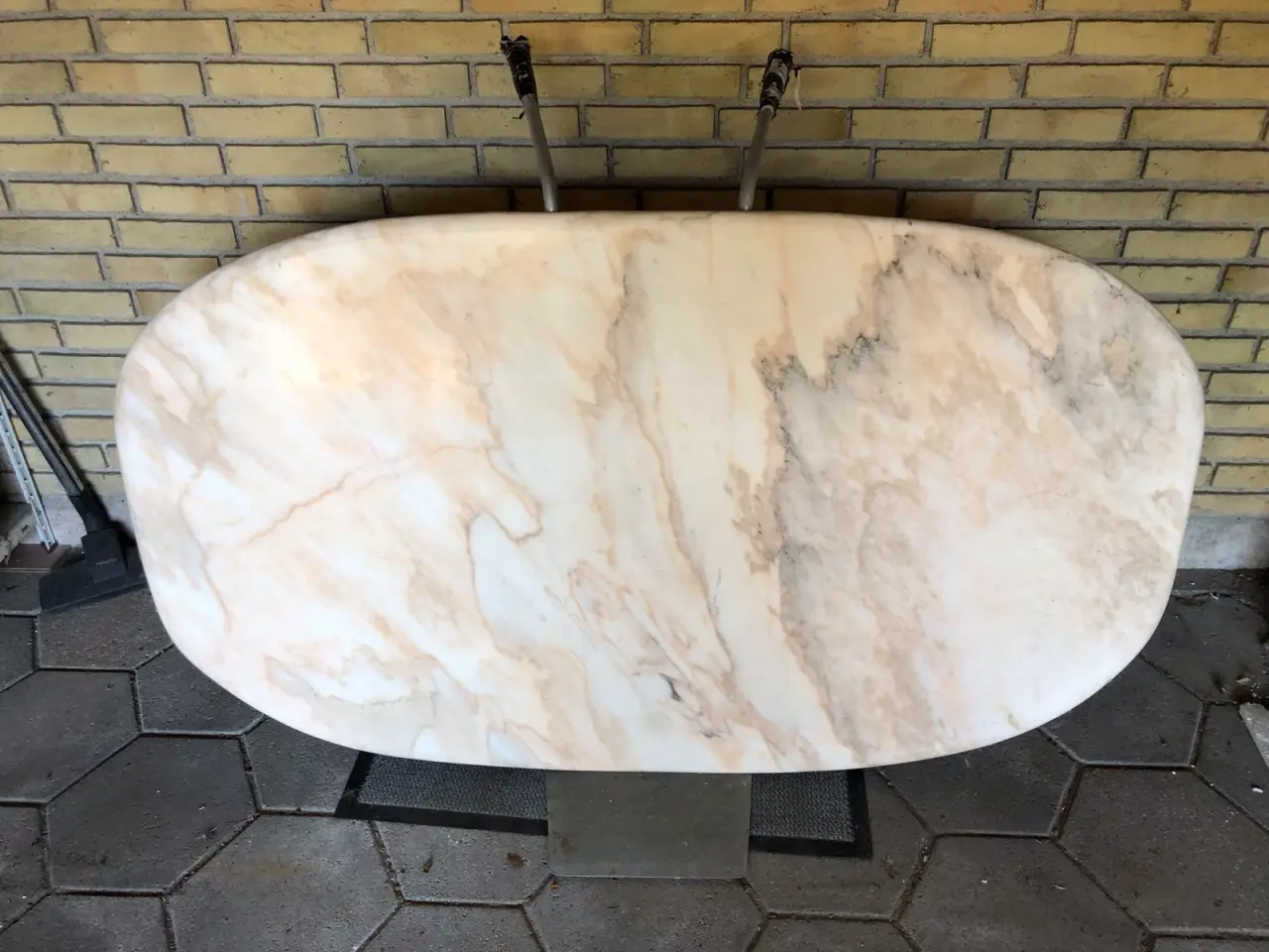 Billede 4 - Marmor bordplade fra spisebord