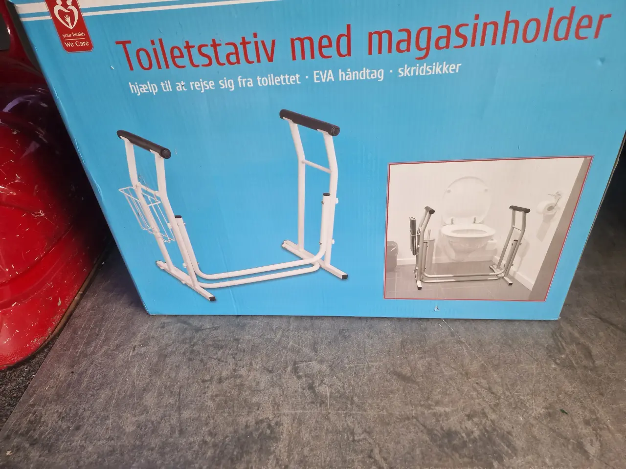 Billede 2 - Toiletstativ med magasinholder