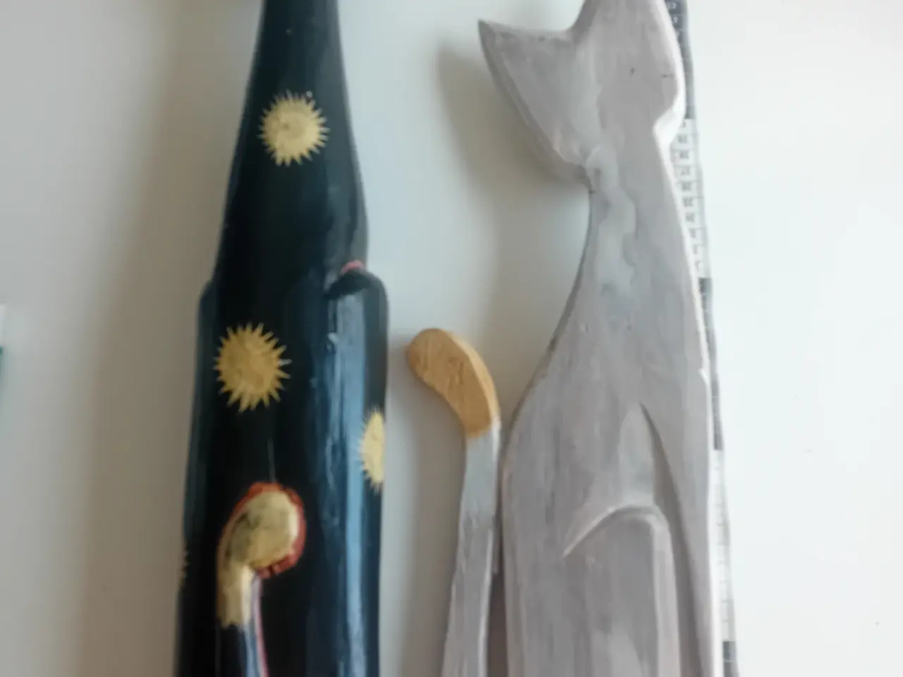Billede 9 - 2 x høje kattefigurer