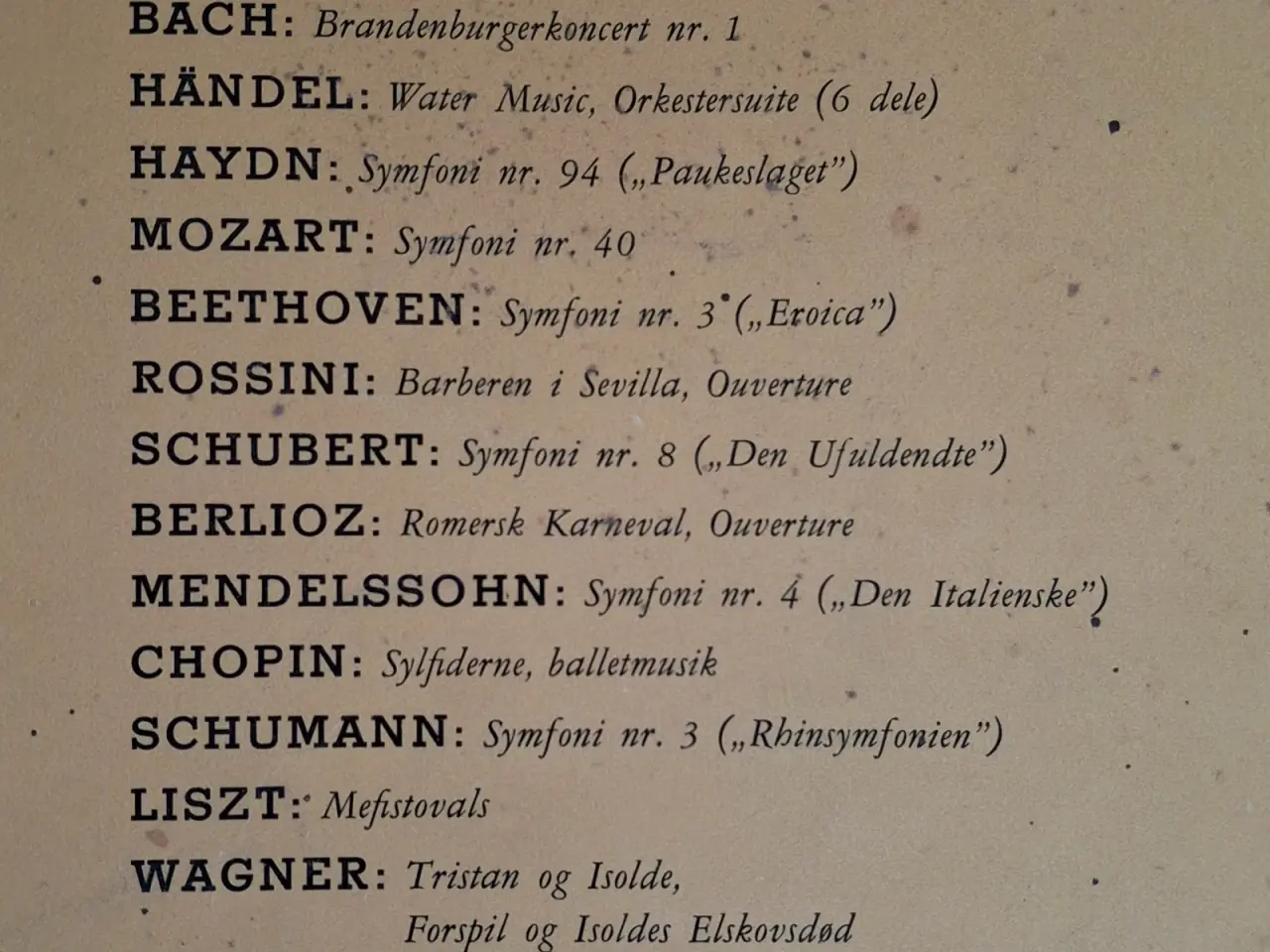 Billede 2 - LP-samling med klassiske komponister