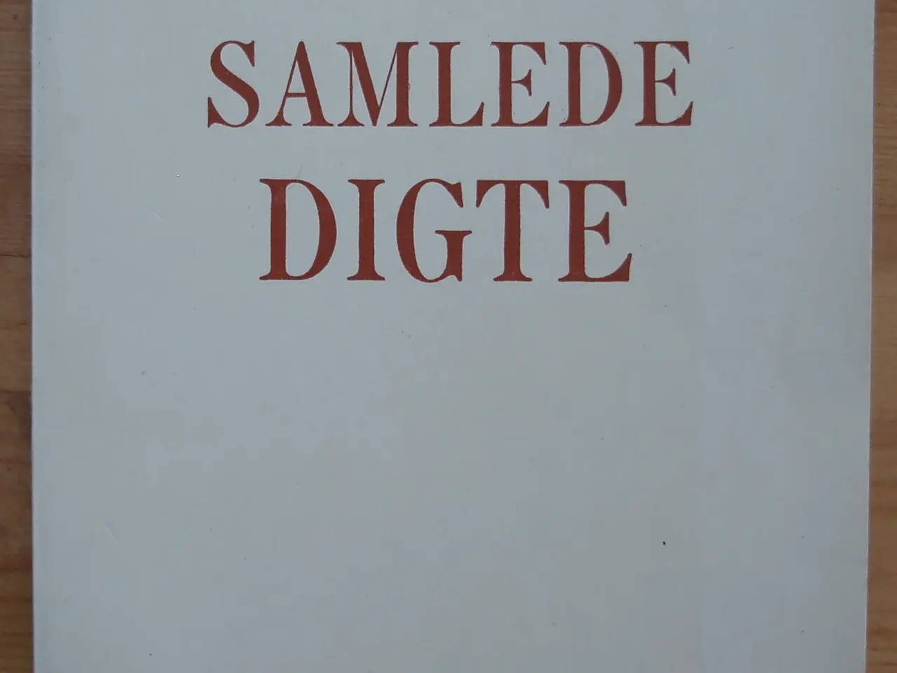 Billede 1 - Nis Petersen Samlede Digte
