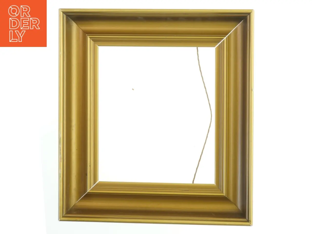 Billede 1 - Guldbilledramme (str. 37x34 cm)