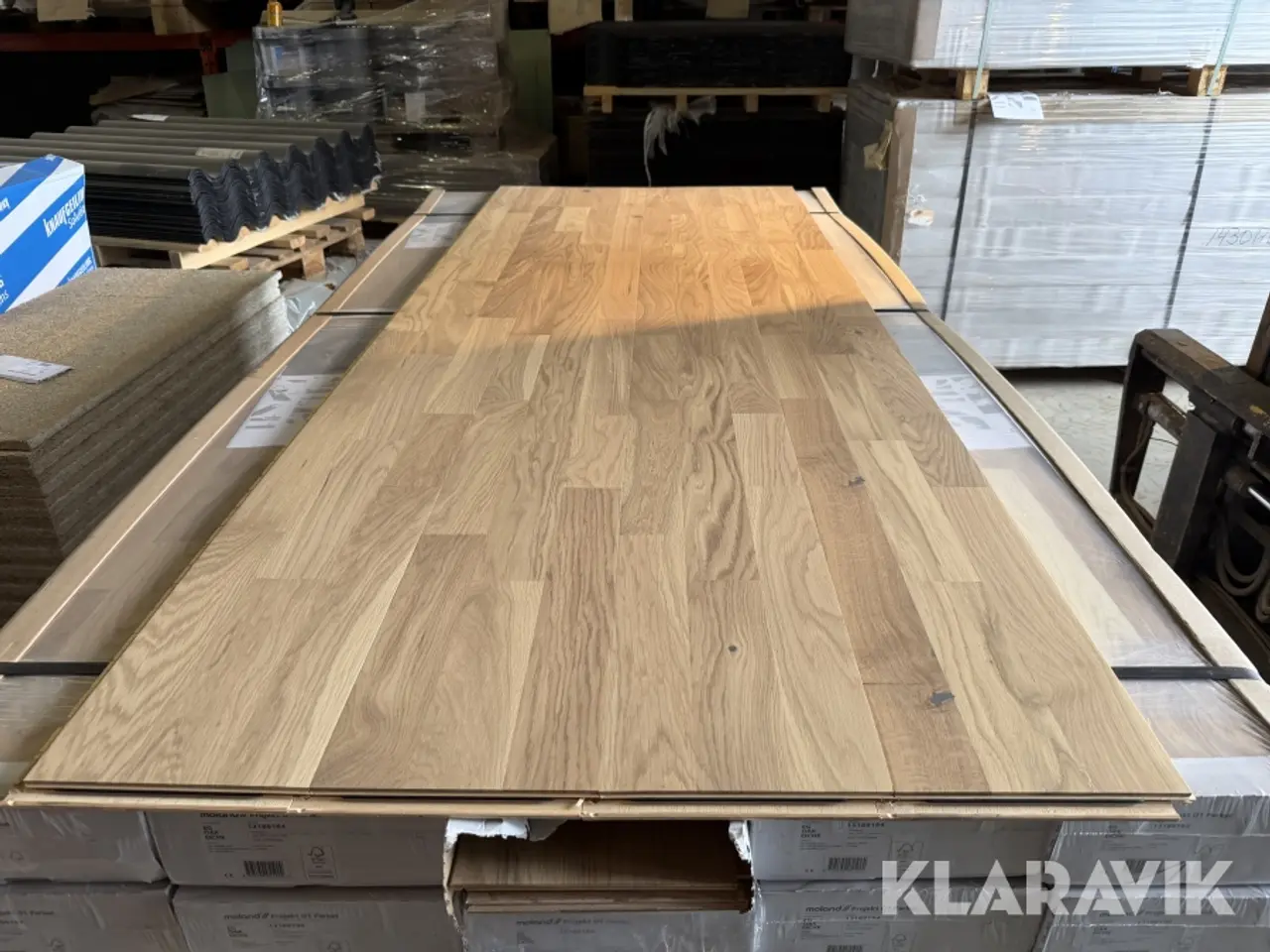 Billede 8 - Gulv Moland Parket Living Eg UV-matlak, hvid  127,2m2