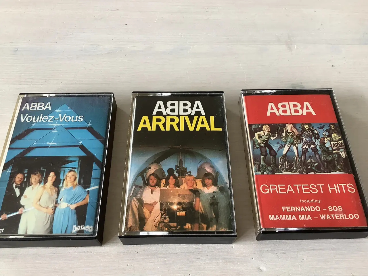Billede 1 - ABBA kassettebånd Voulez vous, Arrival og Greatest