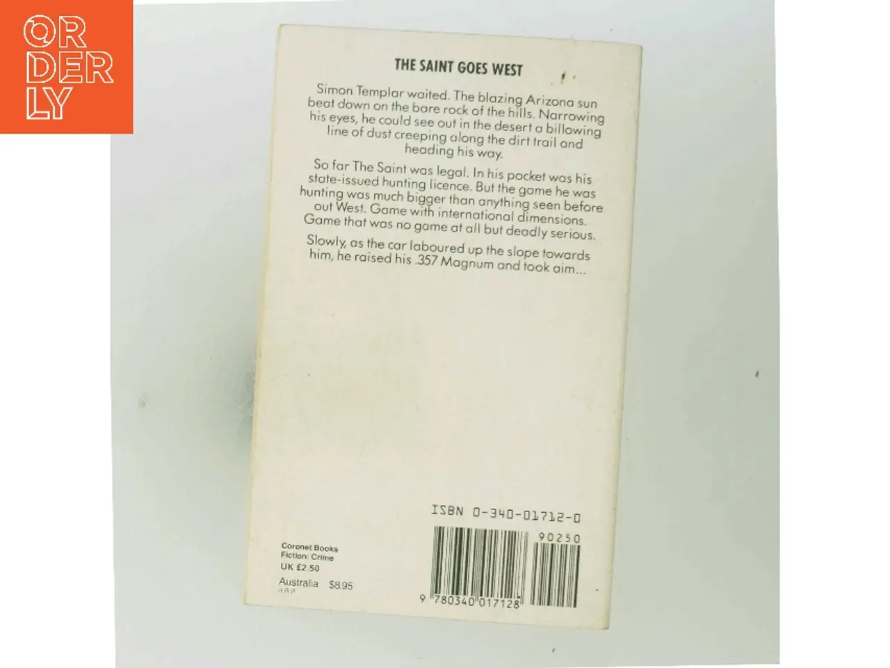 Billede 3 - The Saint Goes West af Leslie Charteris (Bog)