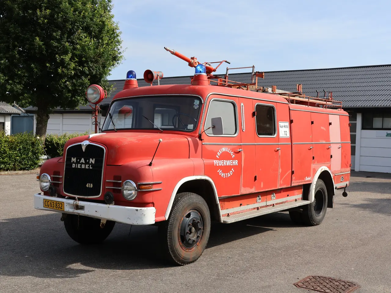 Billede 2 - Man 415 Veteran Brandbil, årg 1963