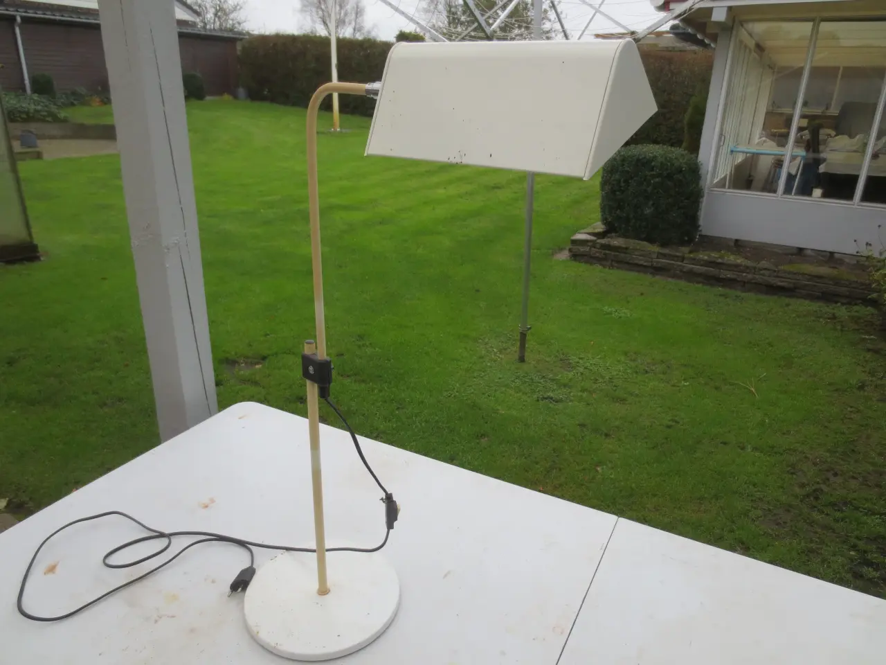Billede 4 - 1 stk Retro Bordlampe i Metal