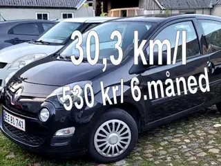 Twingo, 30.3 km/l, 530 kr/halvår. ER Nysynet