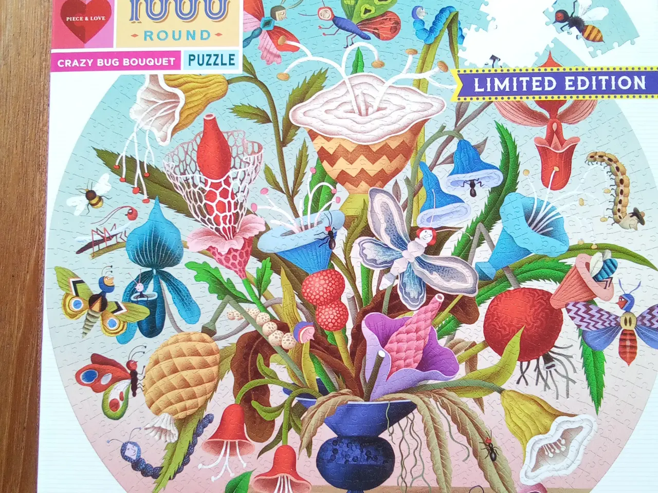 Billede 1 - eeBoo puslespil Limited Edition Crazy Bug Bouquet
