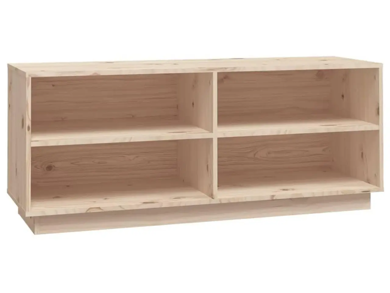 Billede 2 - Skoreol 110x34x45 cm massivt fyrretræ
