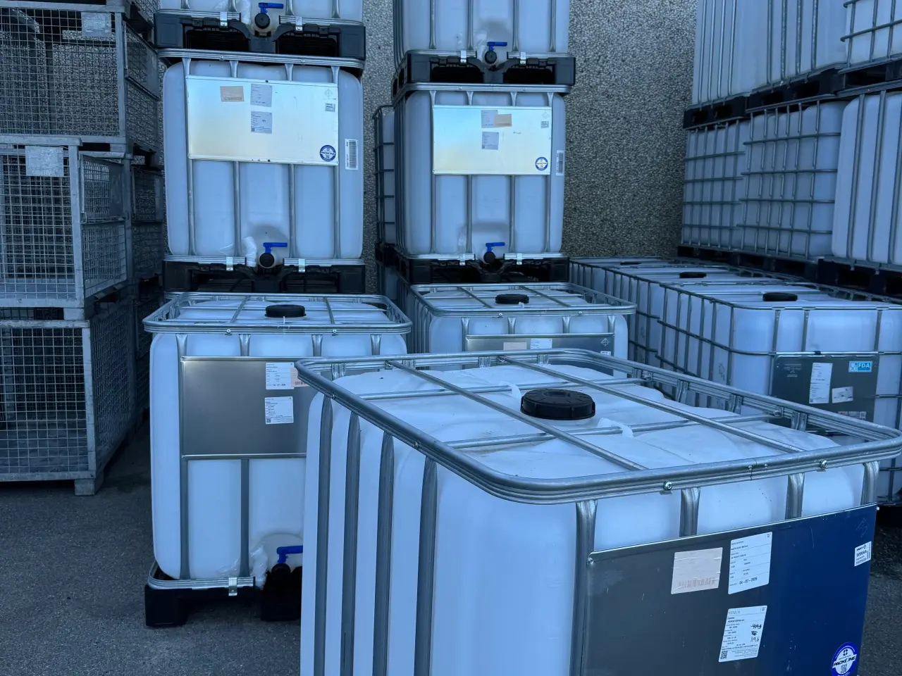 Billede 2 - IBC fødevaregodkendte 1000 L tanke