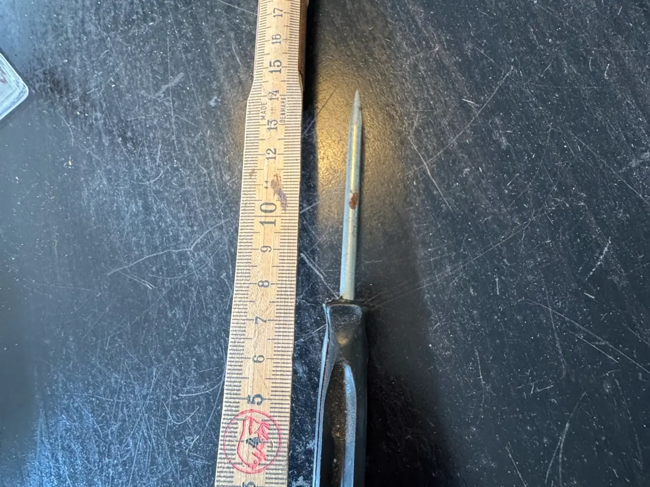 Billede 2 - Syl / pryl med plastgreb ca. 20 cm