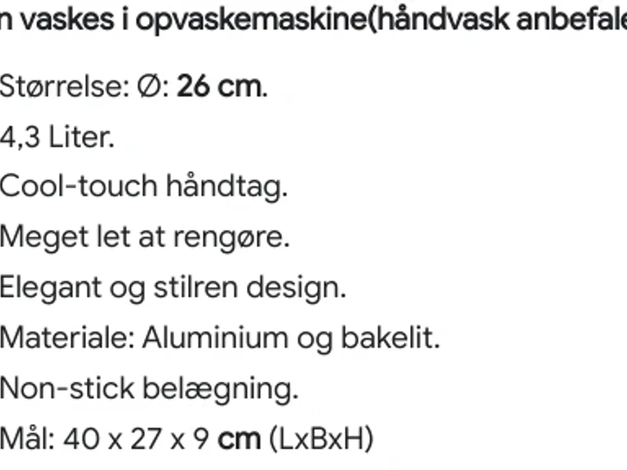Billede 3 - NY gryde m. glaslåg fra Massive stock