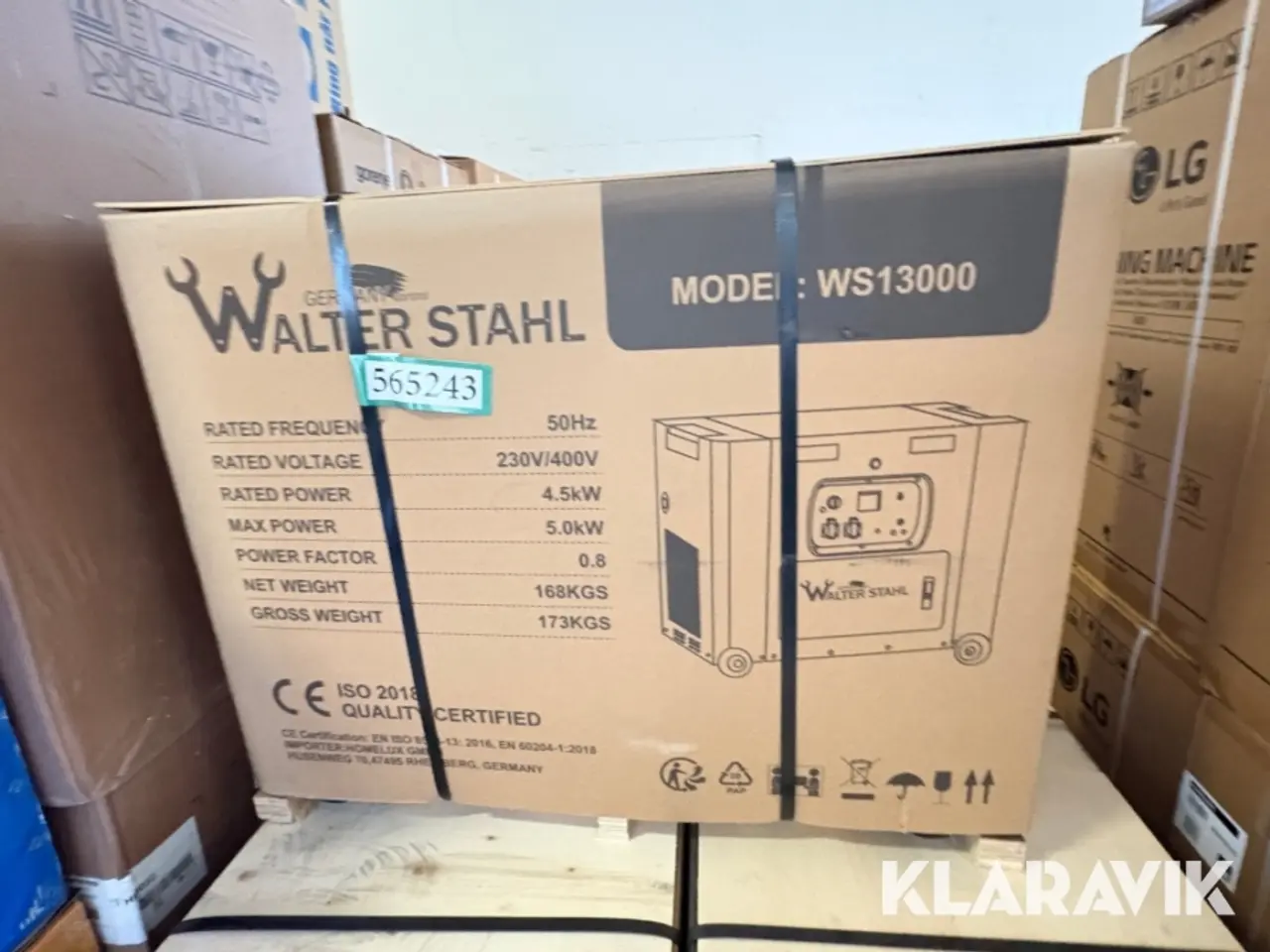 Billede 2 - Generator Walther Stahl WS12000