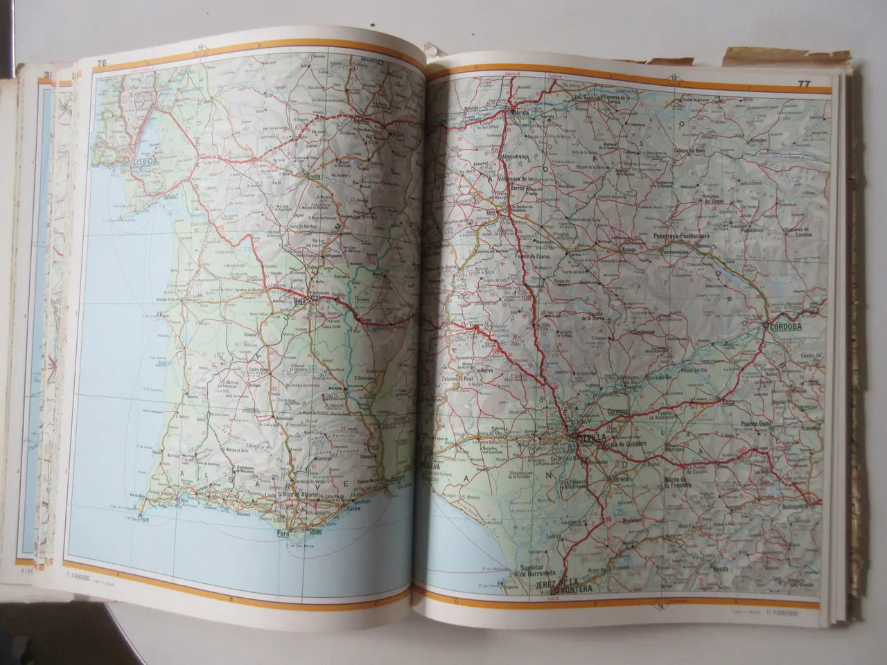 Billede 5 - Union bilatlas Europa (ældre vejkort over Europa)