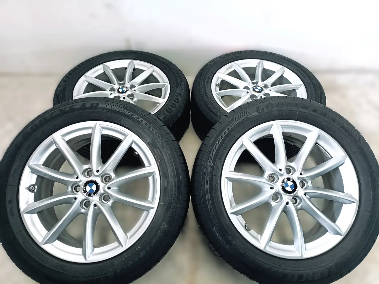 Billede 3 - 5x112 17" ET52 nav 66,6ø BMW sommersæt inkl.TPMS