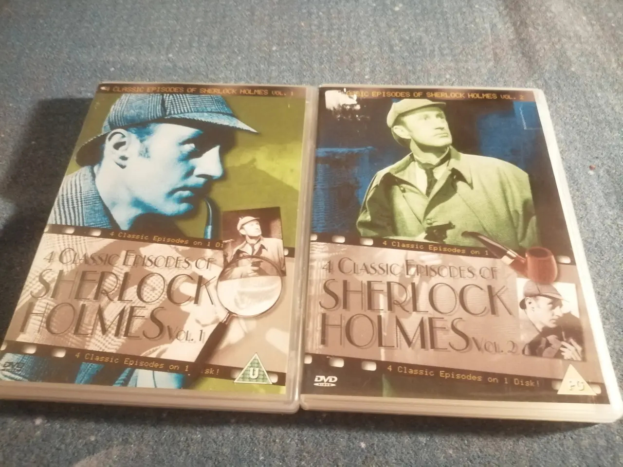 Billede 1 - 4 Classic Episodes of Sherlock Holmes vol 1+2