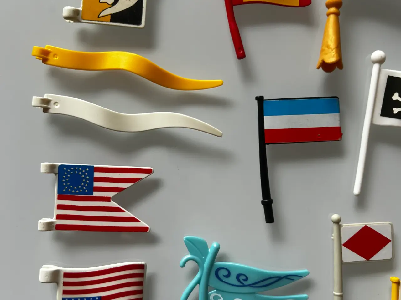Billede 3 - Playmobil tilbehør - flag