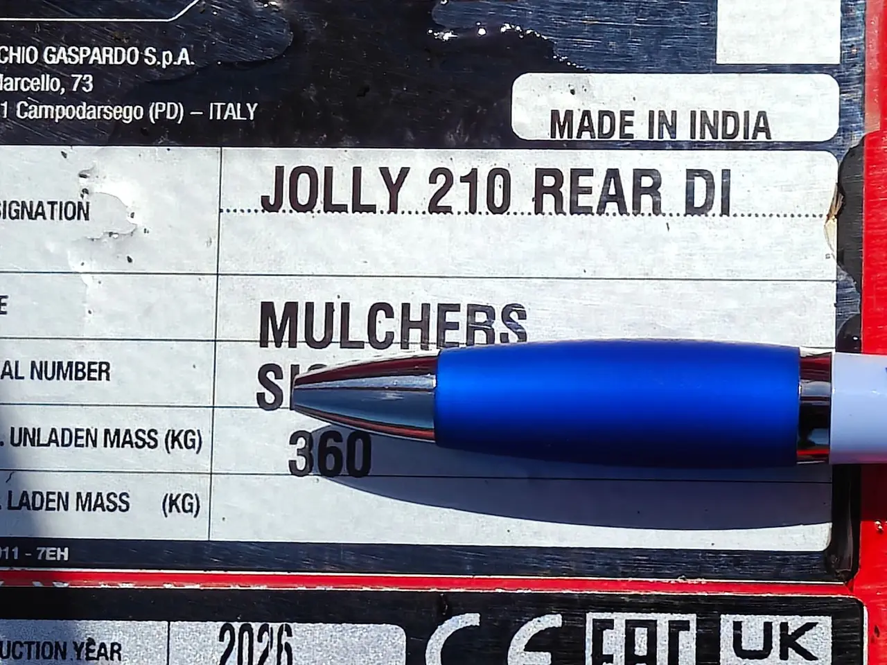 Billede 8 - Maschio Jolly 210