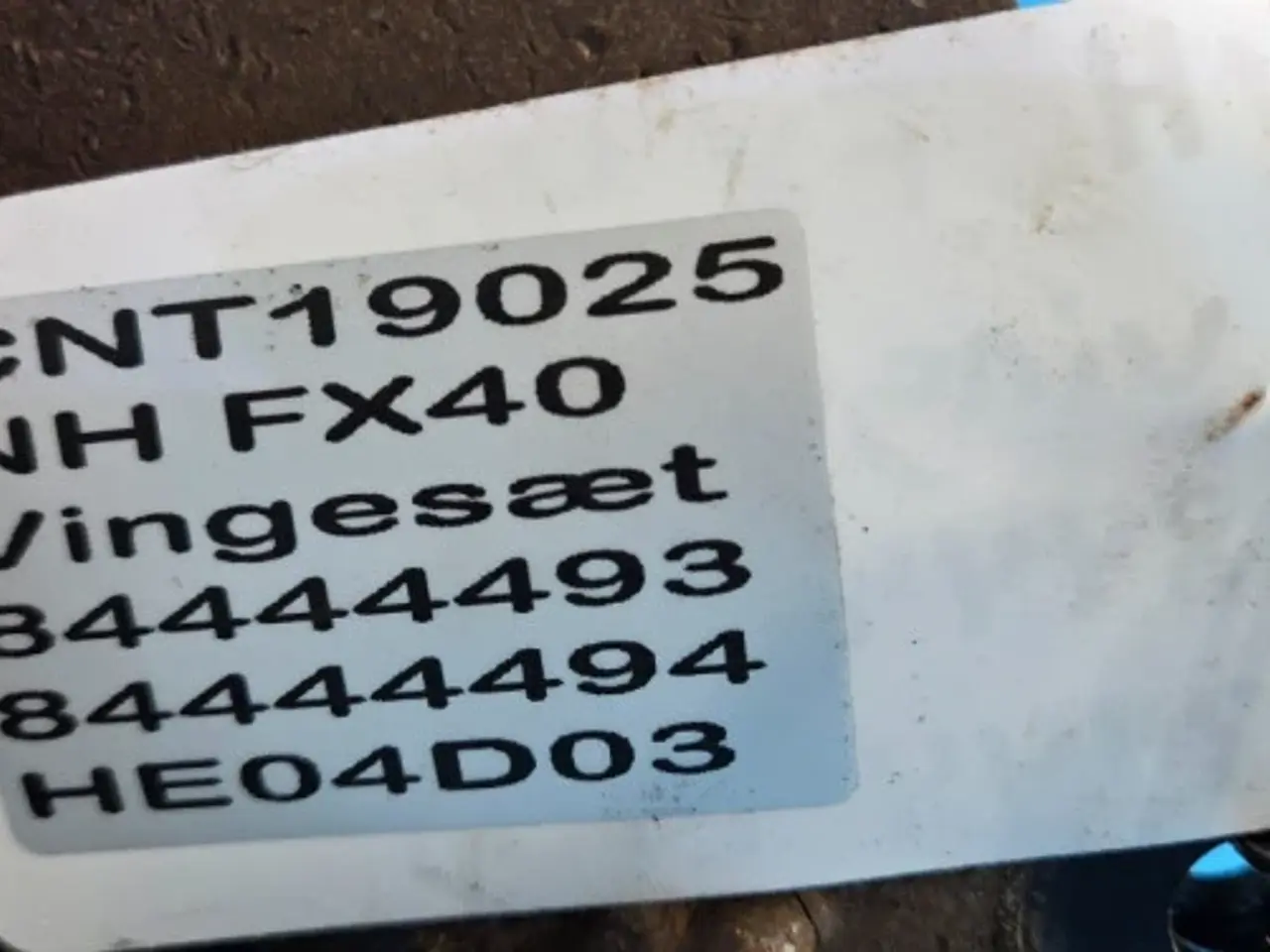 Billede 12 - New Holland FX40 Vingesæt 84444494