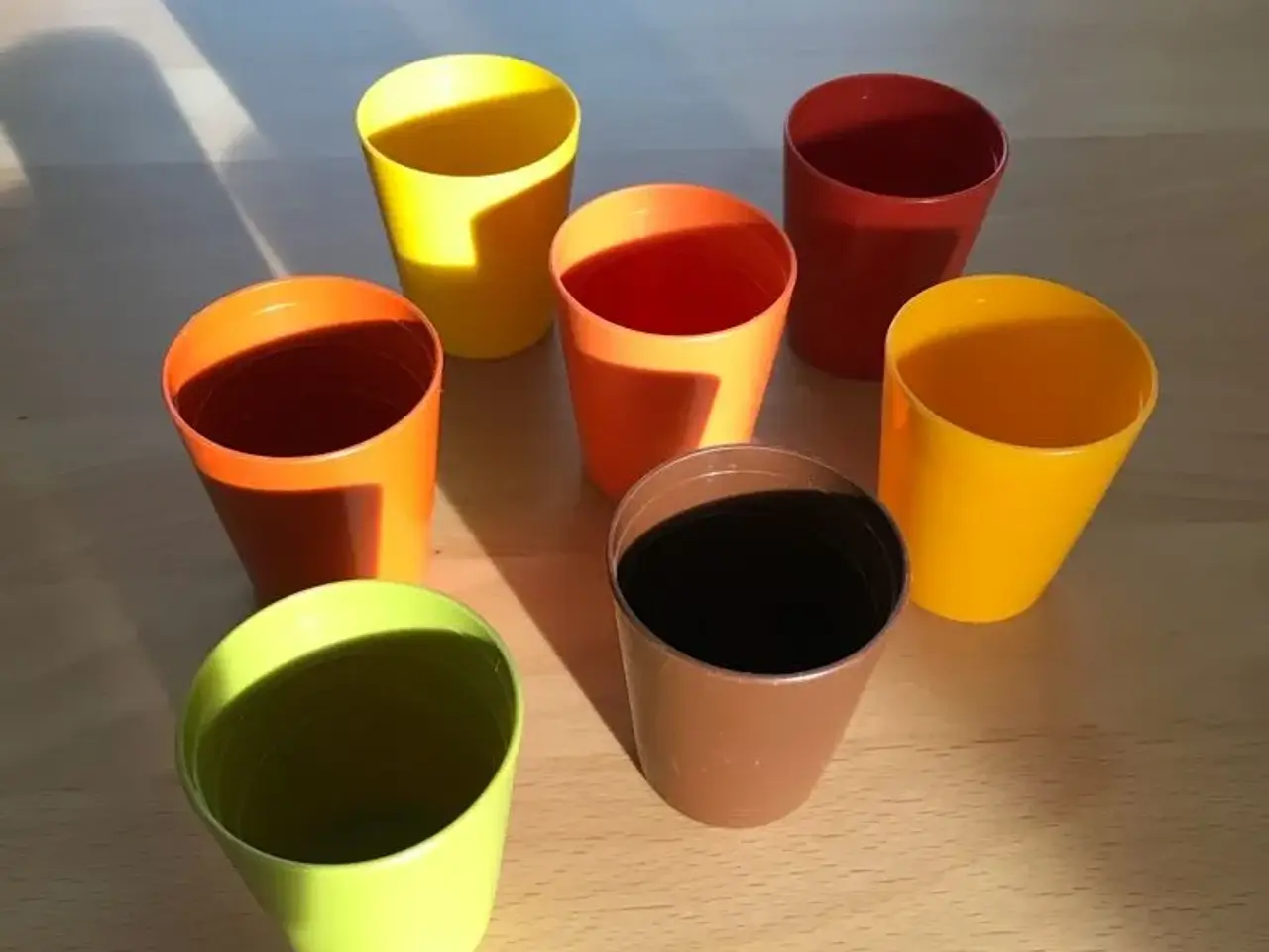 Billede 1 - Tupperware små retro bægre