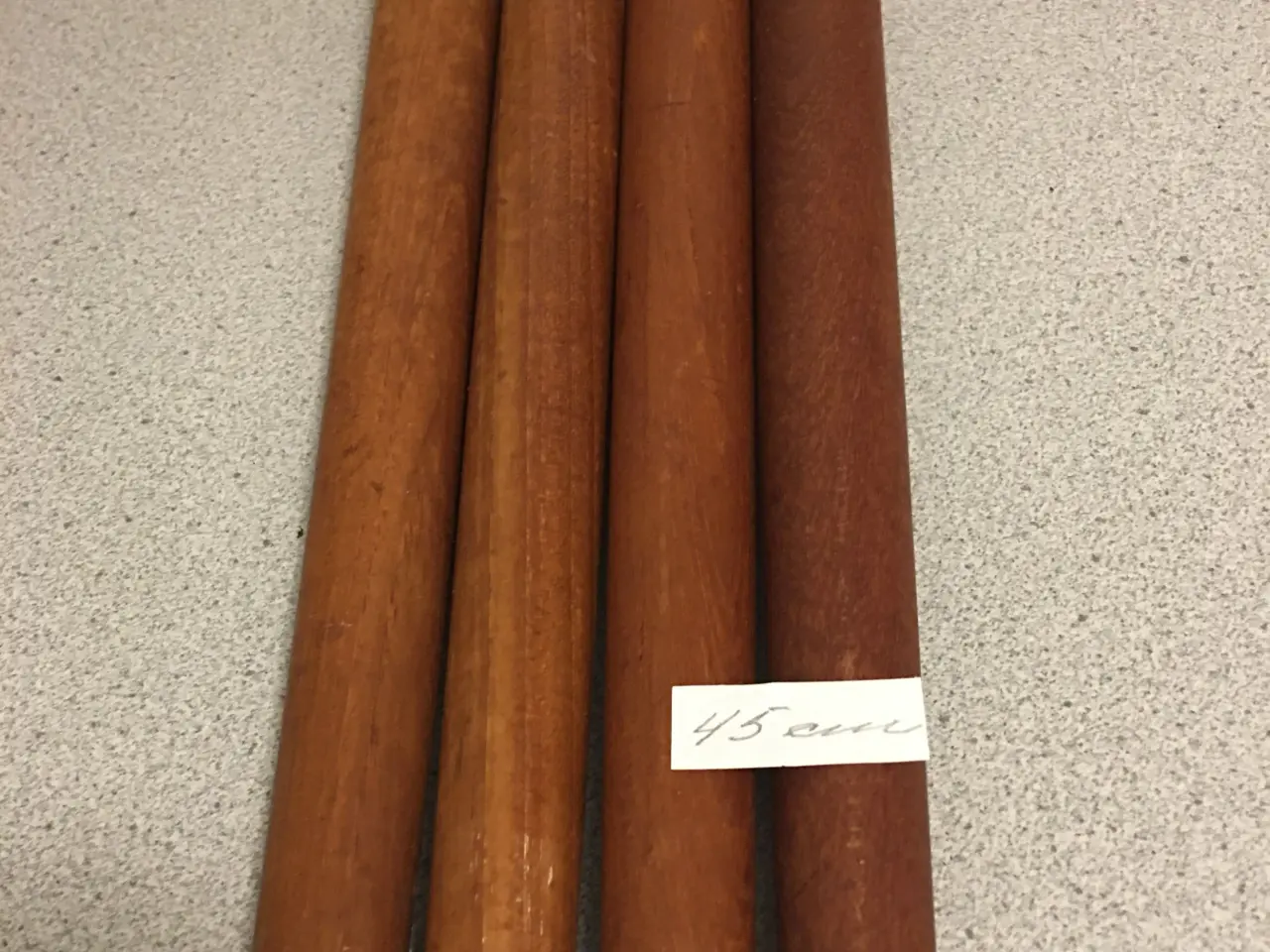 Billede 1 - Bordben, teaktræ 45 cm