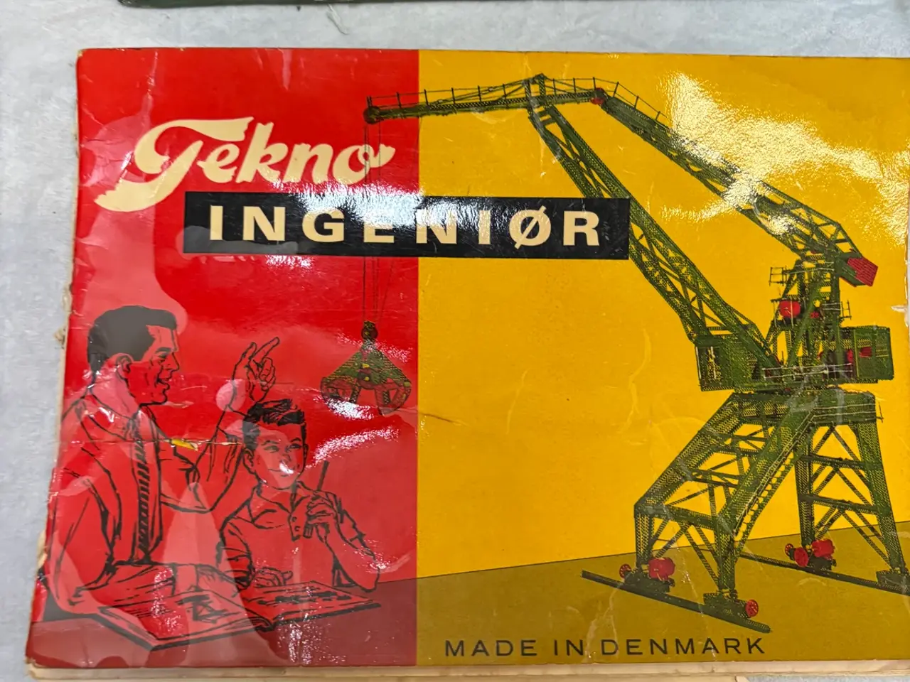 Billede 3 - Originalt Tekno Ingeniørsæt fra 1960erne.