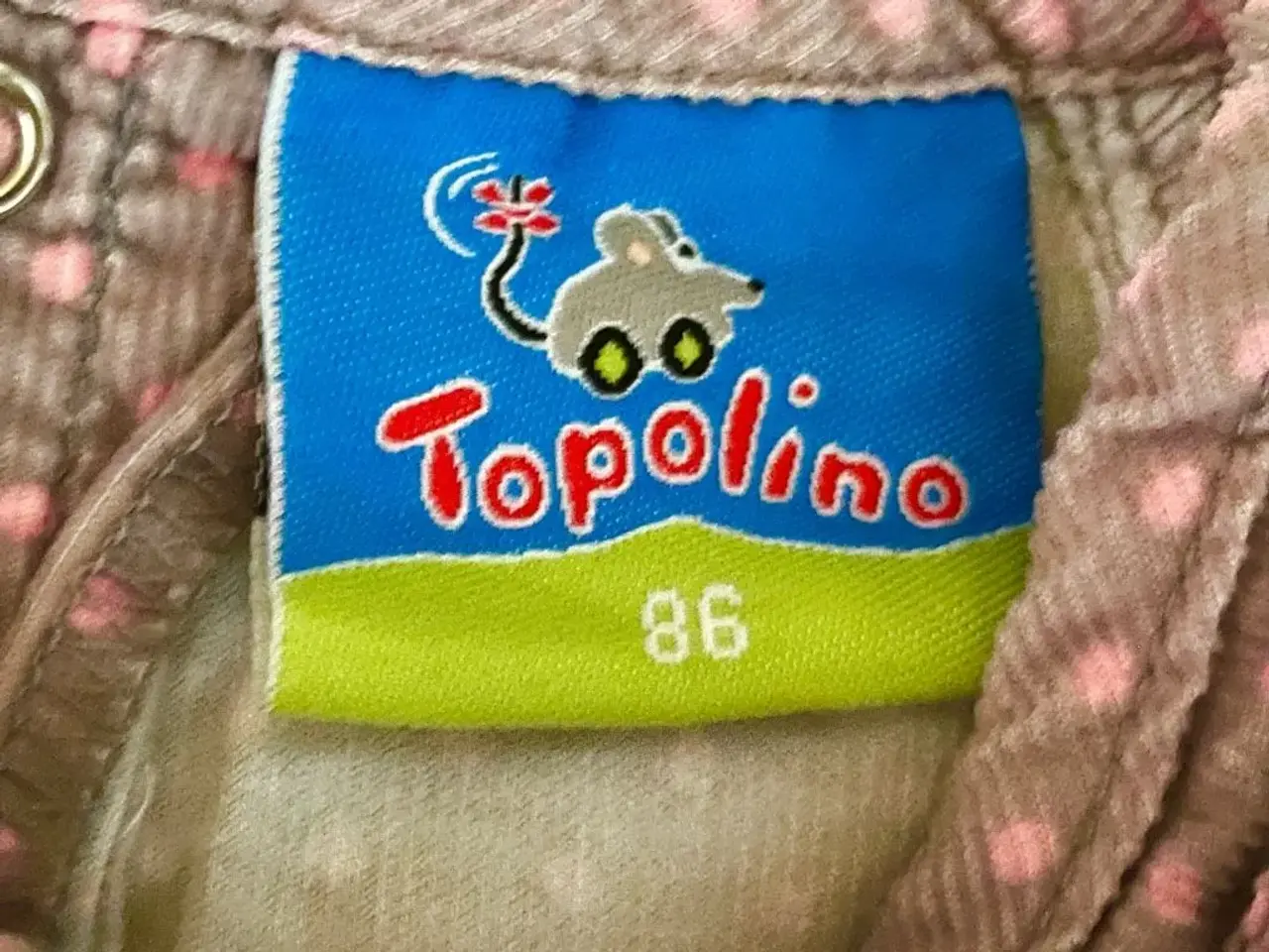 Billede 2 - Pige Kjole str. 86 TOPOLINO