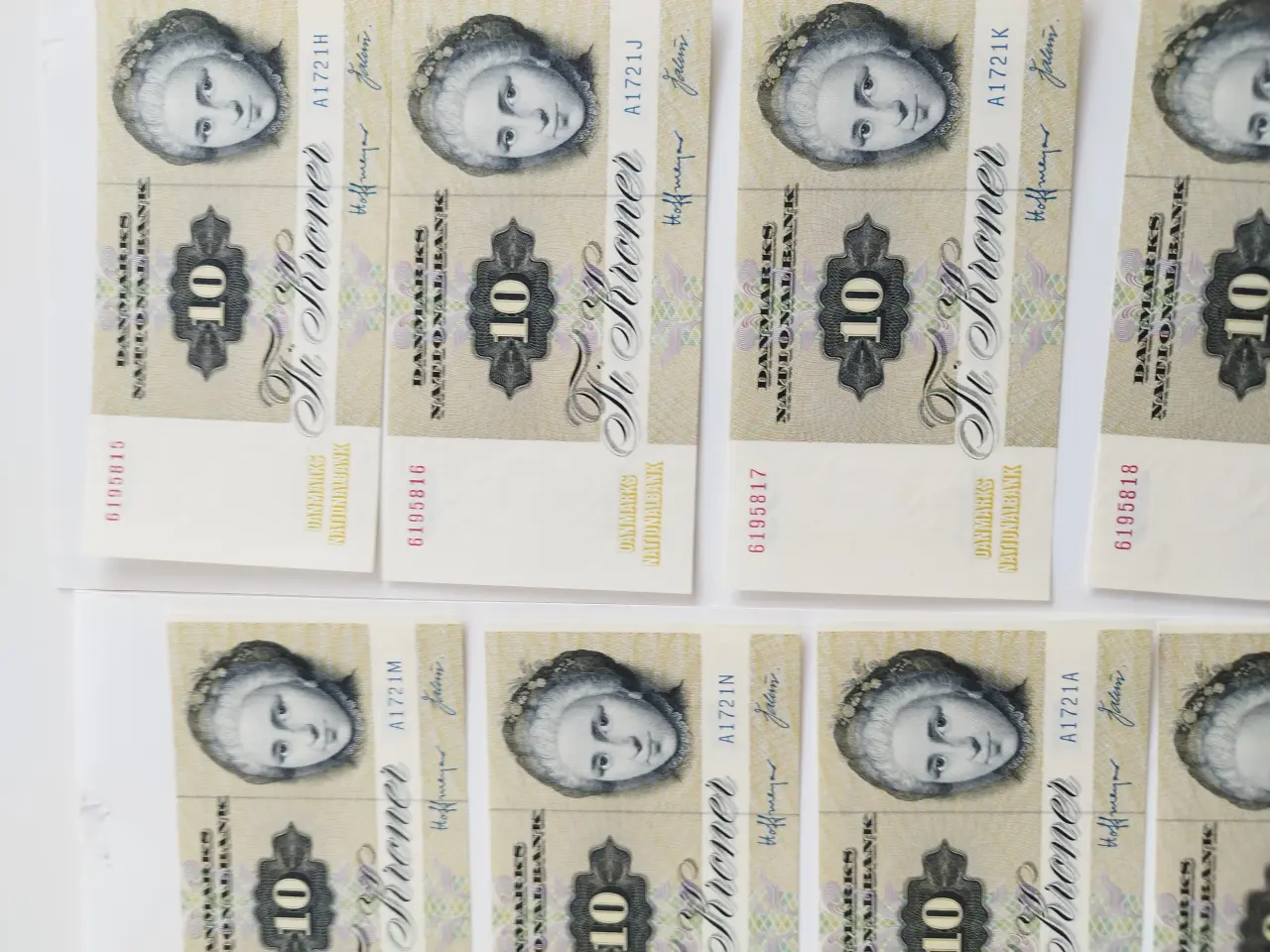 Billede 1 - 10 Kroner 1972. Bankfriske