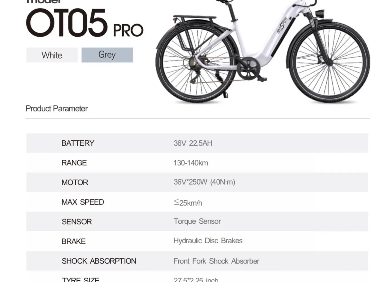 Billede 8 - El cykel Onesport Pro Ot05