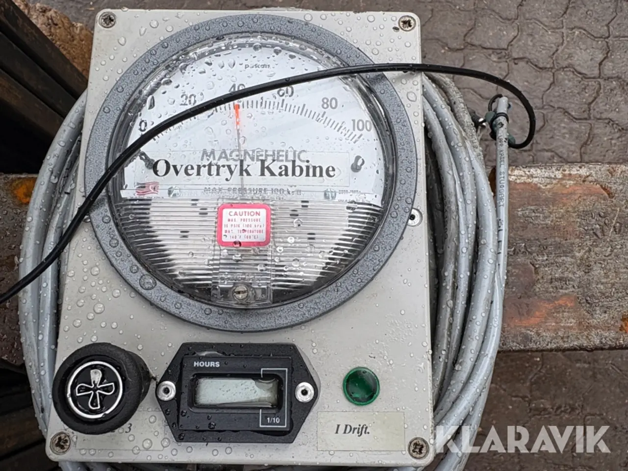 Billede 4 - Luftrenser / trykkabine Østergaard filter TLS-98 inkl tryk manometer