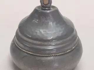 Smuk antik tin-lågkrukke fra Chr. R. Kunst Tin