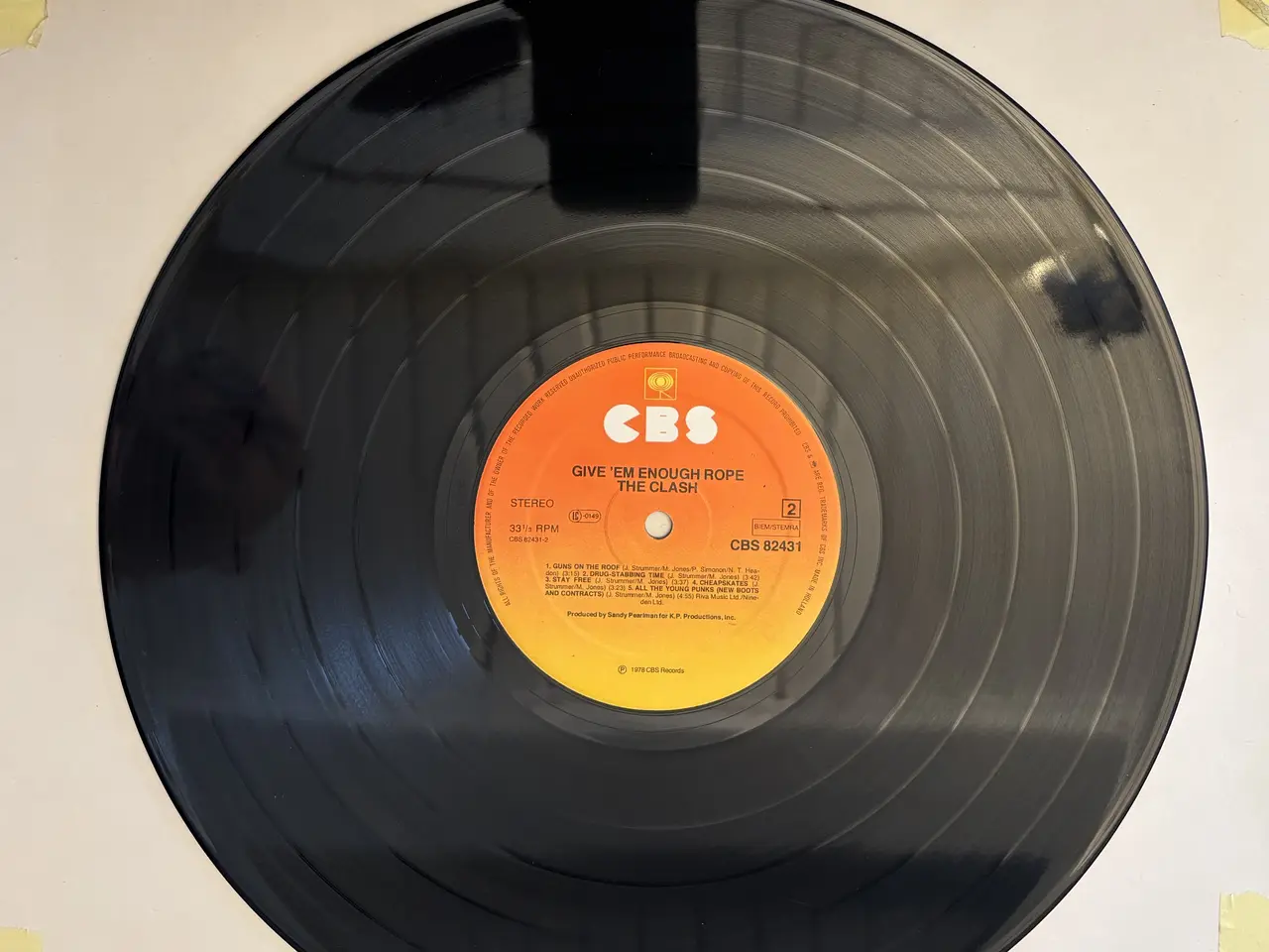 Billede 5 - The Clash – 3 vinyludgivelser – LP, single og maxi