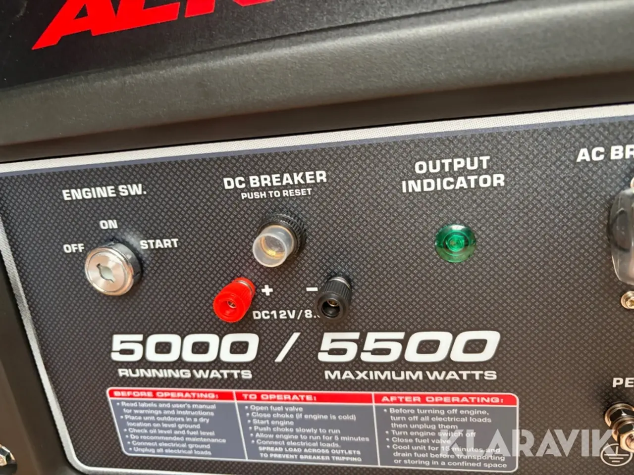 Billede 10 - Generator AL-KO 6500 D-C