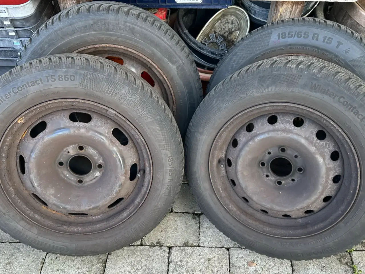 Billede 1 - Vinterhjul til Citroen/Peugeot